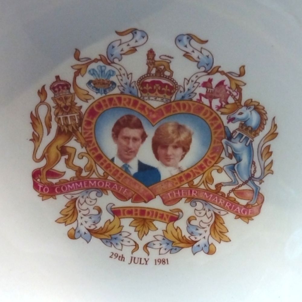 Princess Kate Diana Prince William King Charles Cup & Bowl Staffordshire England - Picture 11 of 14